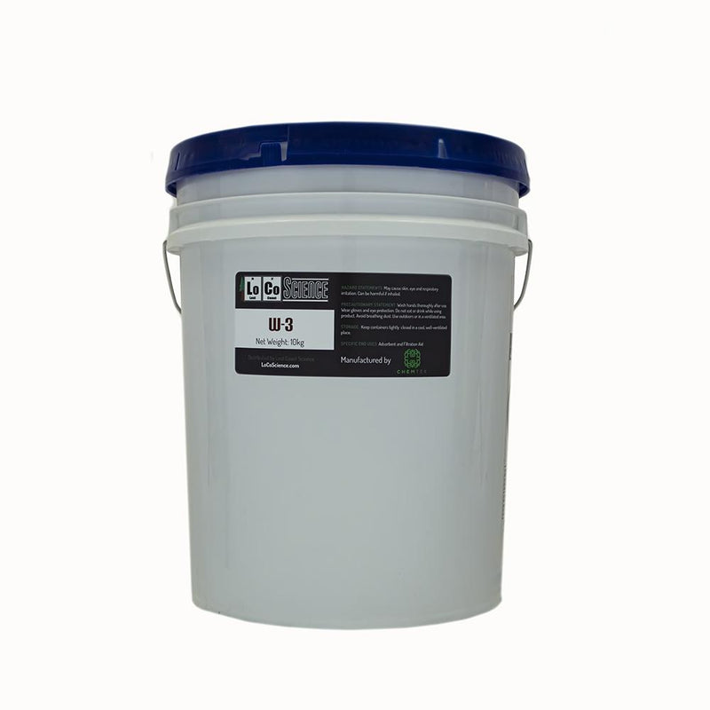 10KG variant of W3 Bentonite Clay by Chemtek. W3 Bentonite Clay is an adsorbent sold by LoCo Science.