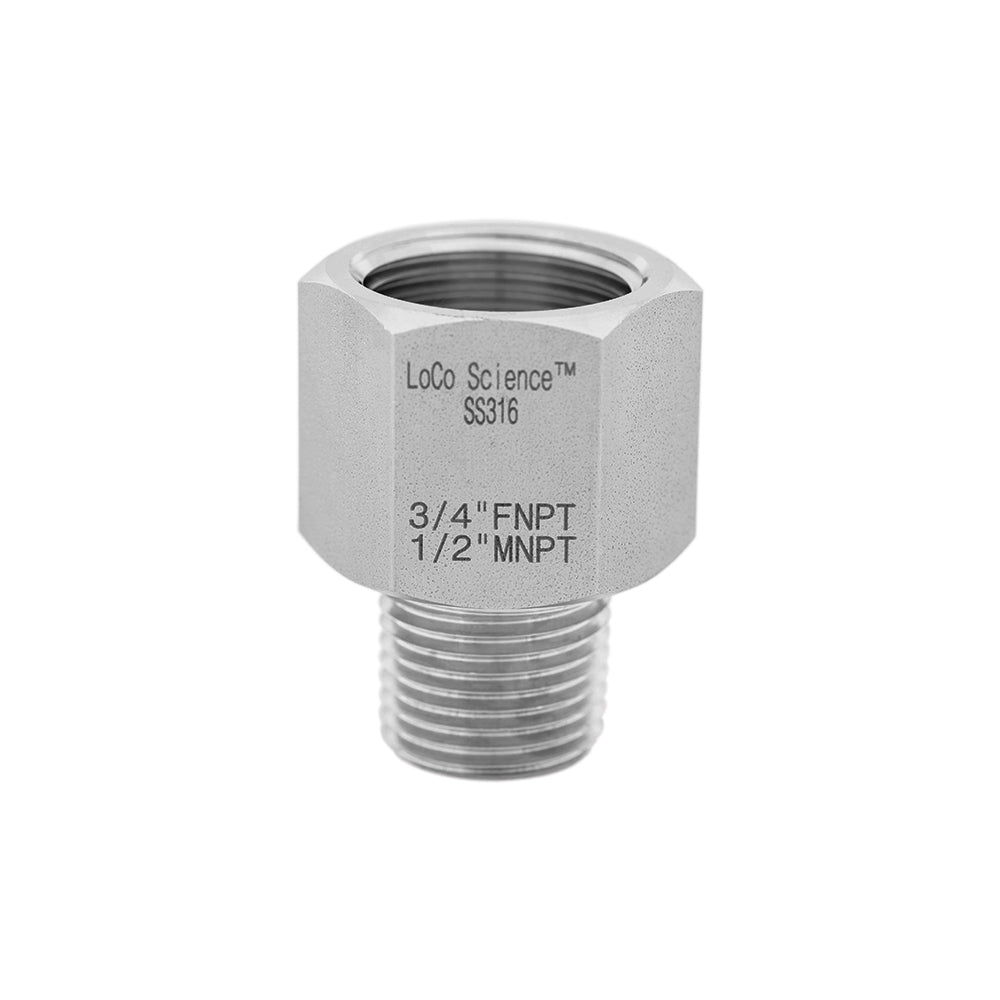 FESS 1/4 Stainless Steel Female Elbow Connector - Female Adapter 1/4 FNPT  X 1/4 FNPT, High Pressure Breathing Air Fittings