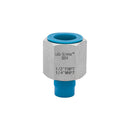 1/4 MNPT x 1/2 FNPT Straight Hose Adapter With Thread Protector Caps