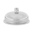 6" x 1/2" FNPT Hemispherical Reducer with Welded Plate