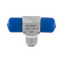 1/2 MJIC x 1/2 MJIC x 1/2 MJIC Tee With Thread Protector Caps