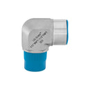 1/2 MNPT x 1/2 FNPT 90° Elbow With Thread Protector Caps