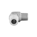 1/2 MNPT x 1/2 MNPT 90° Elbow Thread View