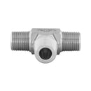 1/2 MNPT x 1/2 MNPT x 1/2 MNPT Tee Thread View