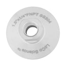 Tri Clamp End Cap 1.5" x 1/4" FNPT Side View