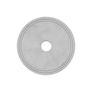 Tri Clamp End Cap 2" x 1/4" FNPT Bottom View