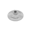 Tri Clamp End Cap 2" x 1/4" FNPT Side View