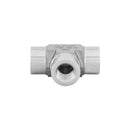 1/4 FNPT x 1/4 FNPT x 1/4 FNPT Tee Thread View