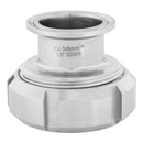 1.5" Sanitary Sight Glass Viewing Port SS304 & Borosilicate Side View