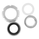 1.5" Sanitary Sight Glass Viewing Port SS304 & Borosilicate Components View