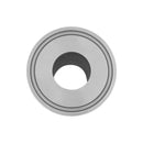 Bottom view of a Tri Clamp Rubber Hose Barb Adapter 1.5" x 1"