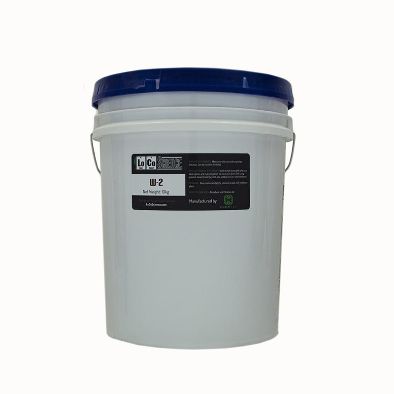 10KG variant of W2 Bentonite Clay by Chemtek. W2 Bentonite Clay is an adsorbent sold by LoCo Science.