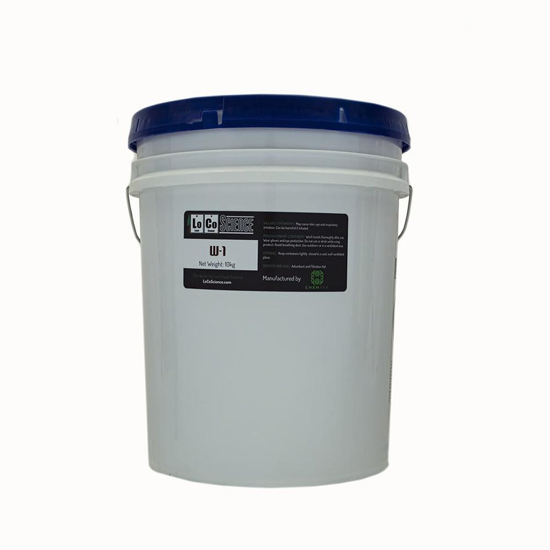 10KG variant of W1 Bentonite Clay by Chemtek. W1 Bentonite Clay is an adsorbent sold by LoCo Science.