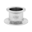 Tri Clamp Flat Reducer 2" x 1.5" Side View