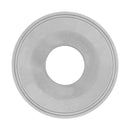 Tri Clamp Flat Reducer 3" x 1.5" Bottom View