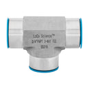 3/4 FNPT x 3/4 FNPT x 3/4 FNPT Tee With Thread Protection Caps