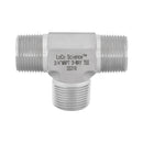 3/4 MNPT x 3/4 MNPT x 3/4 MNPT Tee Side View