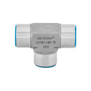 3/8 FNPT x 3/8 FNPT x 3/8 FNPT Tee With Thread Protection Caps