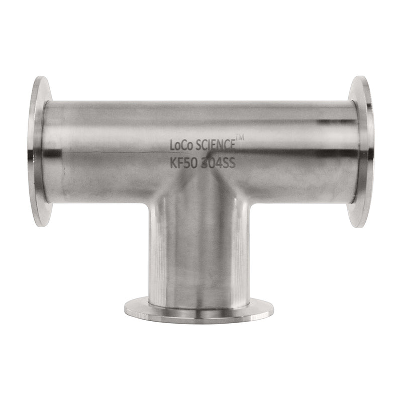 Adattatore Raccordo Aspirazione In Acciaio Inox. KF-50 / NW-50 Con Filetto Maschio 2.0 NPT. Nuovo Old Stock (NOS) Prodotto Negli USA.