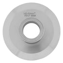 Top view of a Tri Clamp Flat Reducer 4" x 1.5"