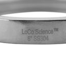 High Pressure Tri Clamp 6" Etched Loco Science Logo