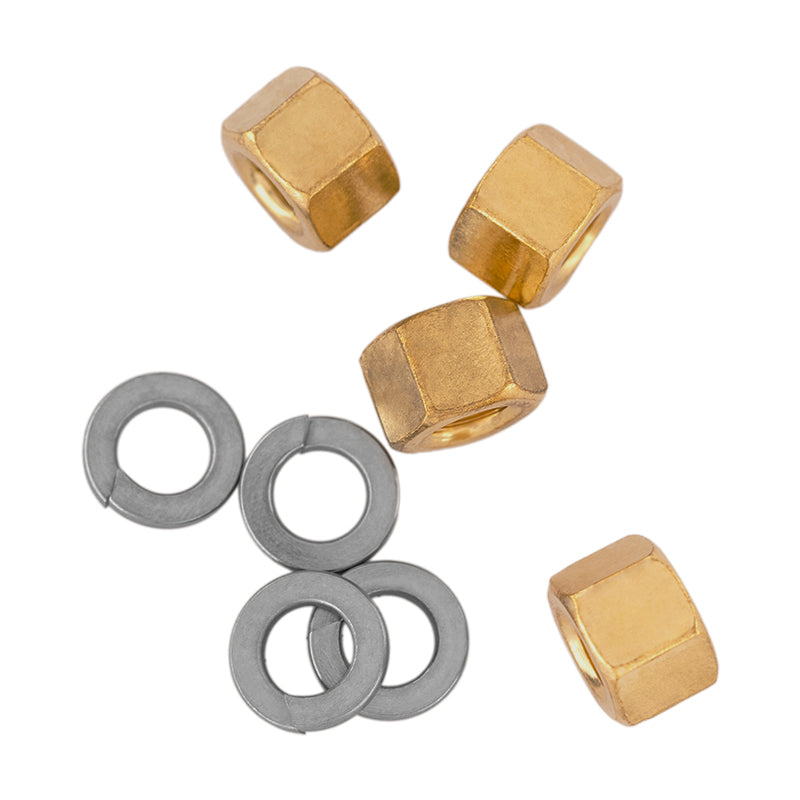 Replacement 3/8" Brass Nut Washer Set Alternate View