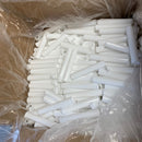 Child Proof Cartridge Tubes White and Shown in 1000 Piece Pack