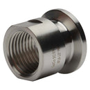 KF-16 Flange to 1/2" NPT Female Vacuum Fitting Adapter