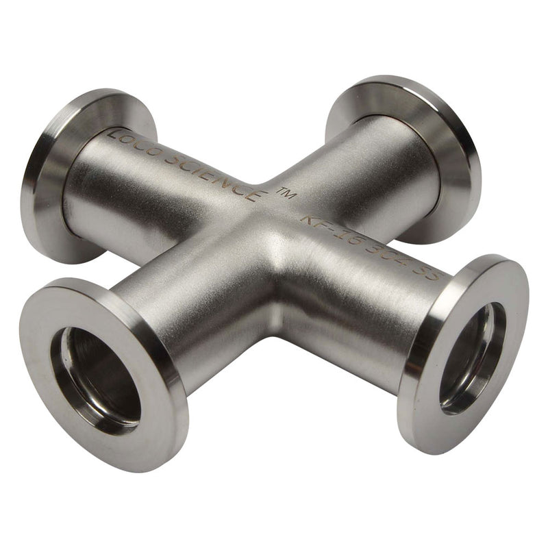 KF-40 NW-40 Tee Vacuum Fitting SS304 LoCo SCIENCE KF-40 NW-40 Tee Vacuum Fitting SS304 LoCo SCIENCE