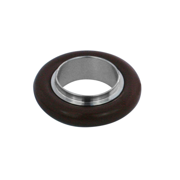 KF-16 Flange Stainless Steel Centering Ring with Viton O-Ring