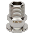KF-16 Flange to 1/2" NPT Male Vacuum Fitting Adapter Side View