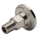 KF-16 Flange to 1/8" NPT Male Vacuum Fitting | Stainless Steel
