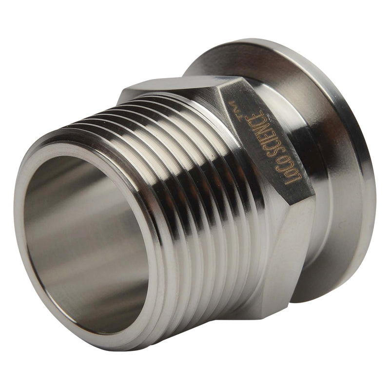 KF-25 Flange to 1" NPT Male Vacuum Fitting Adapter