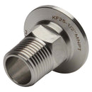KF-25 Flange to 1/2" NPT Male Vacuum Fitting Adapter
