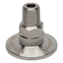 KF-25 Flange to 1/4" NPT Male Vacuum Fitting Side View