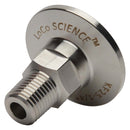 KF-25 Flange to 1/4" NPT Male Vacuum Fitting 