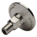 KF-25 Flange to 1/8" NPT Male Vacuum Fitting 