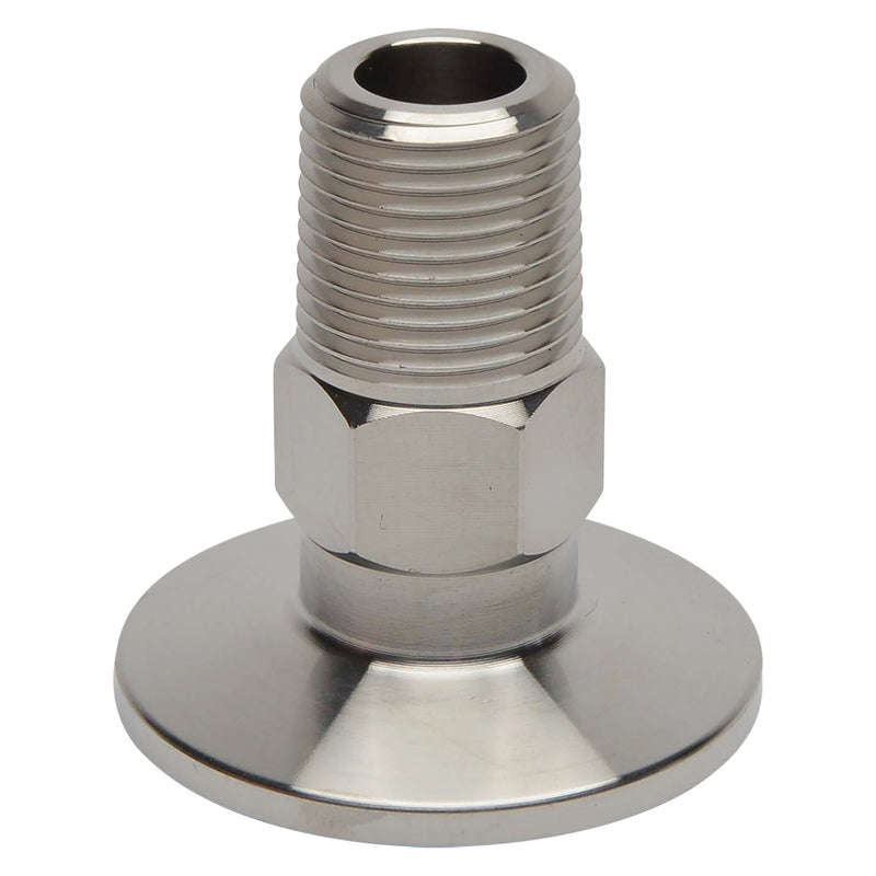 KF-25 Flange to 3/8" NPT Male Vacuum Fitting Adapter Stainless Steel