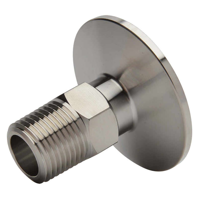 KF-40 Flange to 1/2" NPT Male Vacuum Fitting Adapter