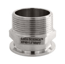 KF-40 to 1.5" NPT Male Vacuum Fitting | LoCo Science