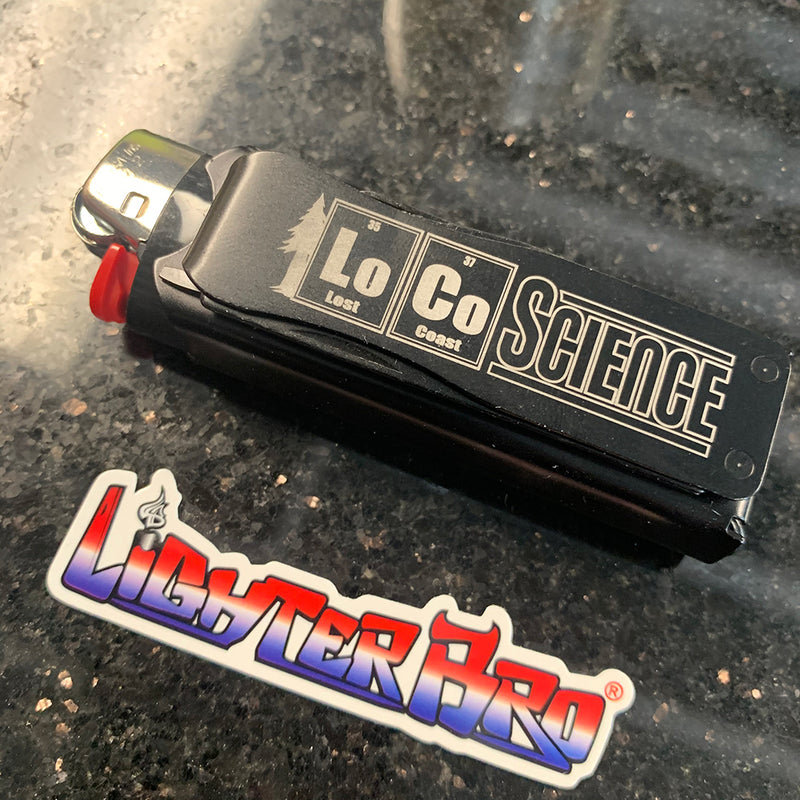 LoCo Science Lighter Bro with sticker