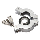 KF-16 Flange Aluminum Vacuum Clamp Alternate Open View
