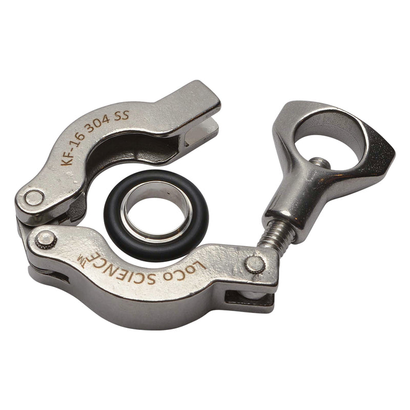 KF-16 Vacuum Clamp Stainless Steel Open View