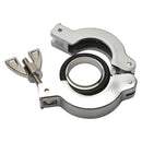 KF-25 Flange Vacuum Clamp Aluminum open view 2