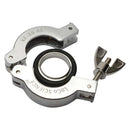 KF-25 Flange Vacuum Clamp Aluminum open view