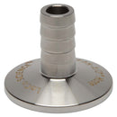 KF-25 Flange to 1/2" Hose Barb Adapter Side View