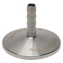 KF-25 Flange to 1/4" Hose Barb Adapter Side View