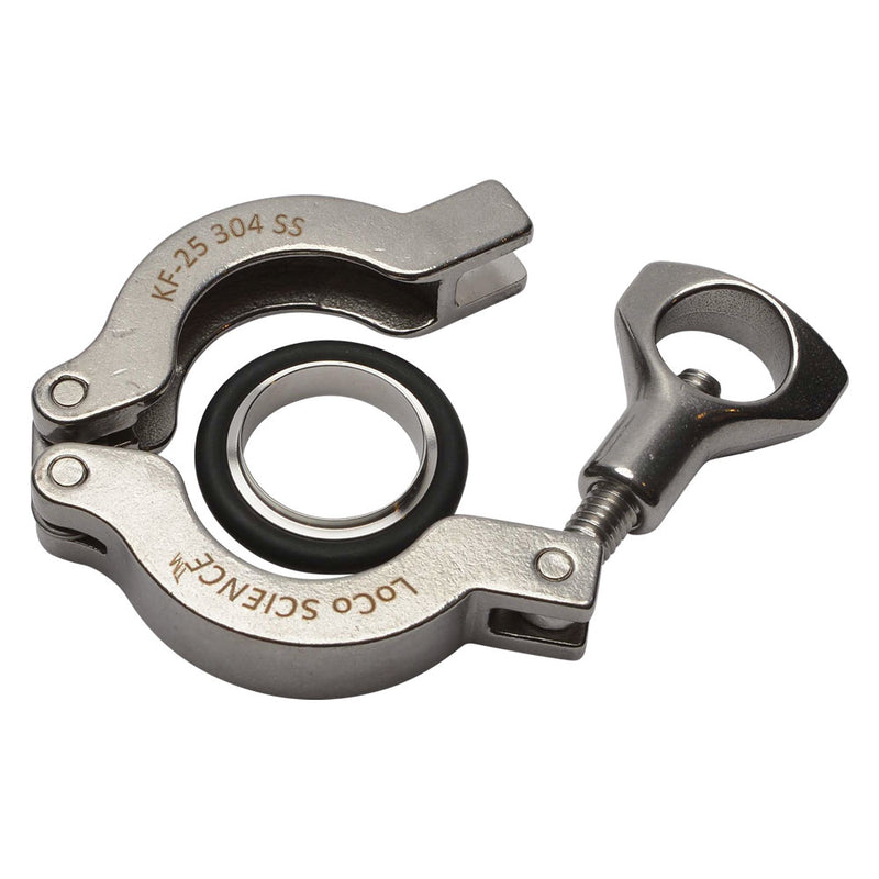 KF-25 Vacuum Clamp Stainless Steel open view