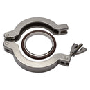 KF-50 Flange Vacuum Fitting Hinged Clamp Stainless Steel Alternate View