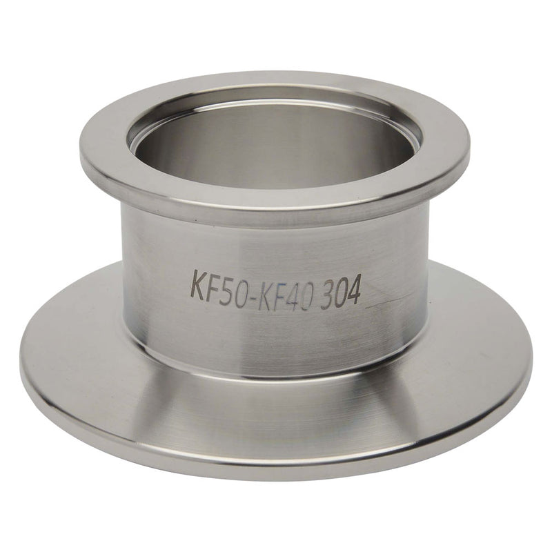 KF-50 to KF-40 Vacuum Reducer Side View with Etched Size